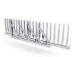Computer rendering of the two sprues